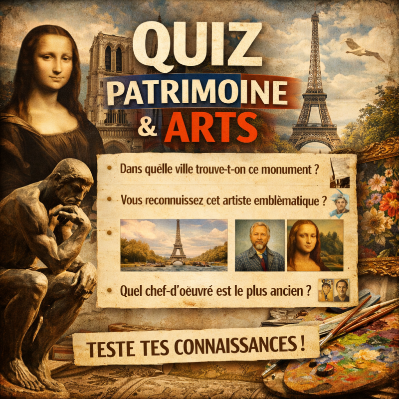Culture generale France - Patrimoine et arts