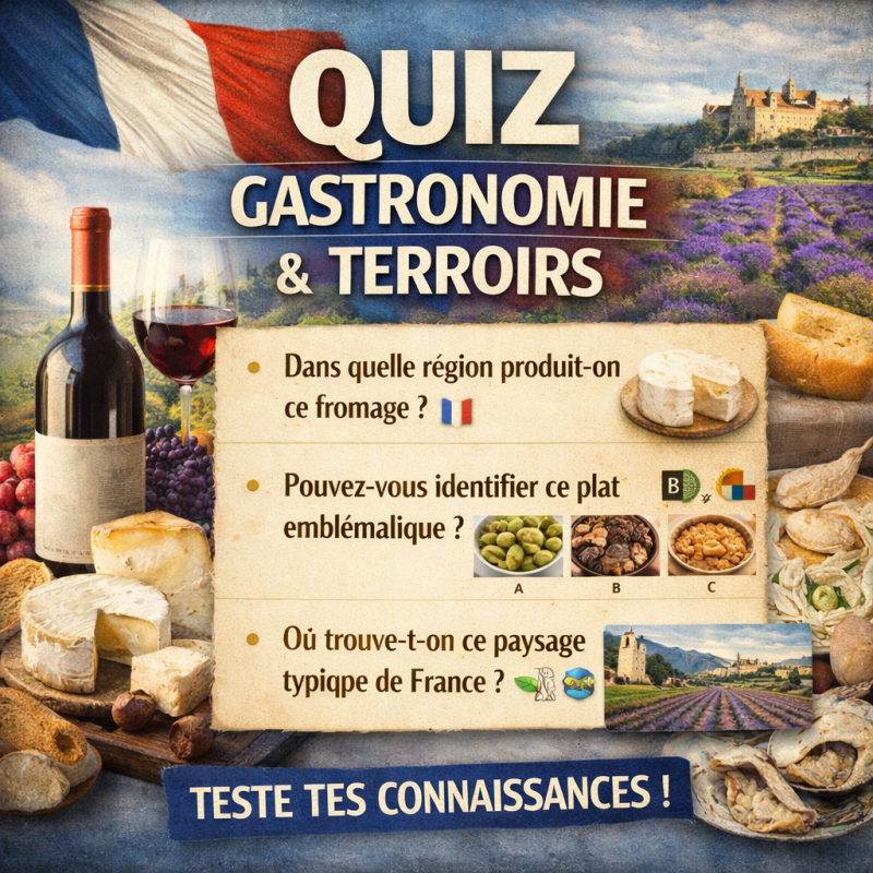 Culture generale France - Gastronomie et terroirs